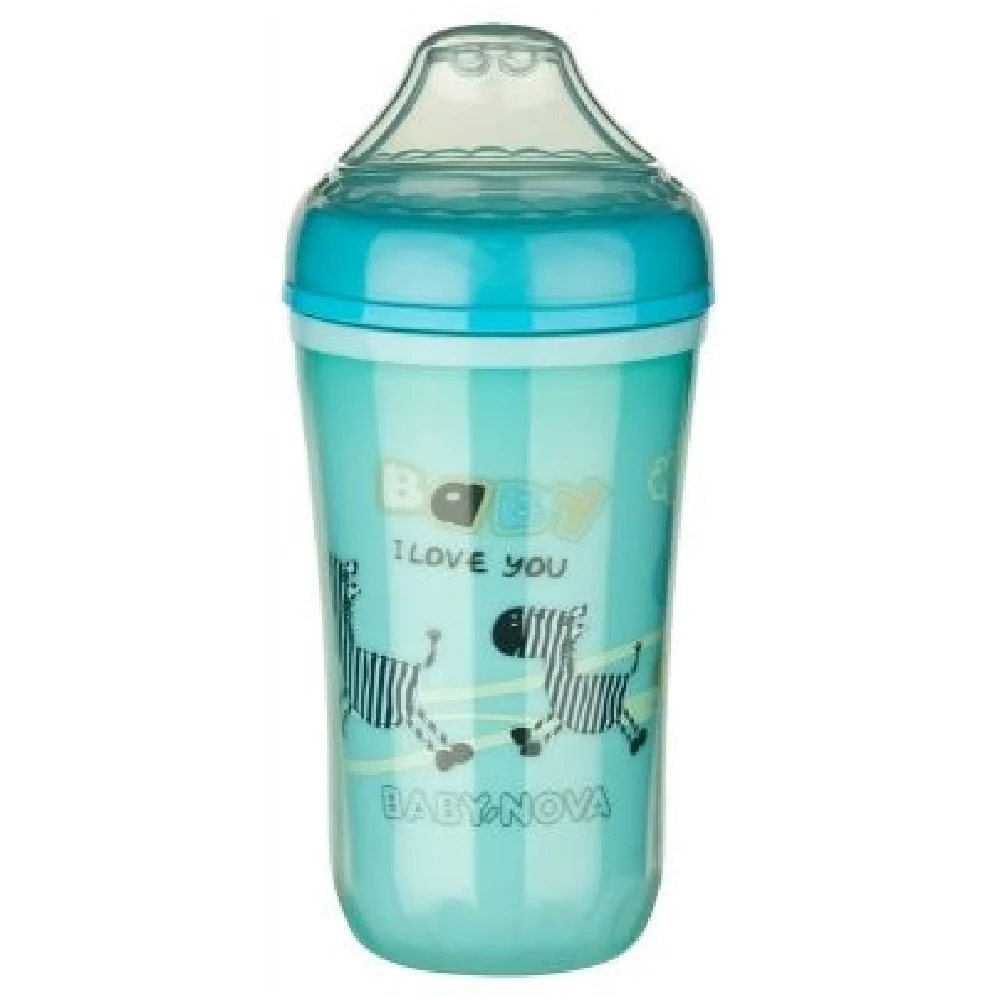 Baby-Nova, lonček proti polivanju 6+m - različni motivi (250 ml)